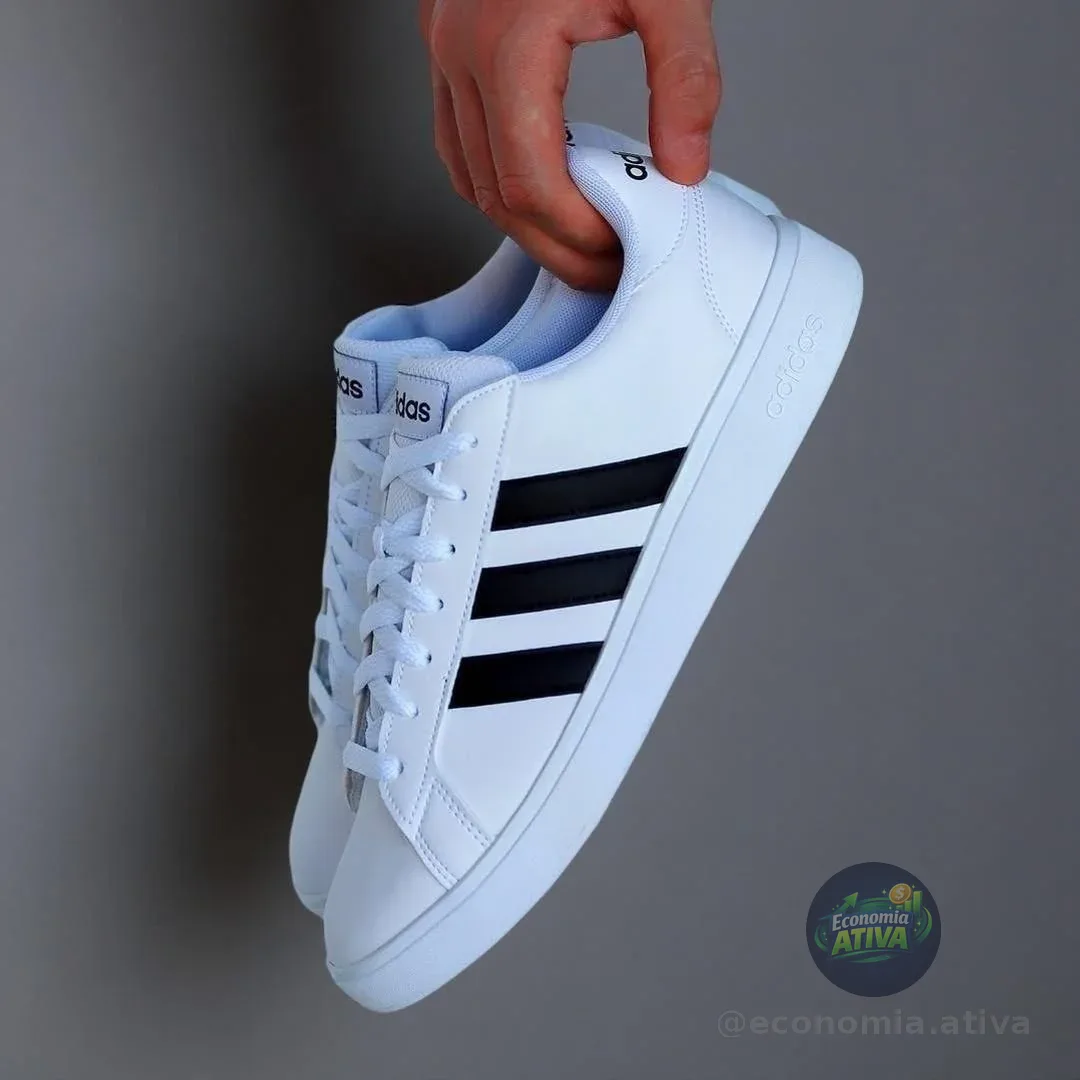 Tênis Masculino Grand Court Base 3.0 adidas