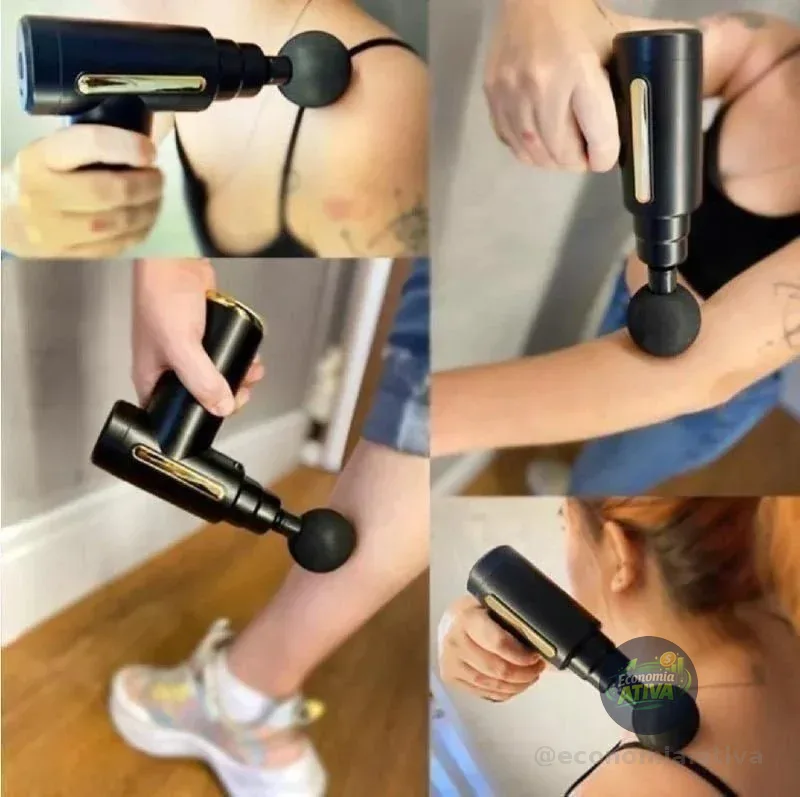 Pistola de Massagem Elétrica