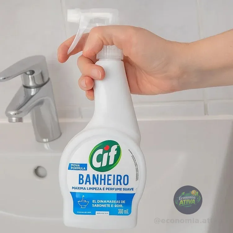 Cif Limpador Banheiro Sem Cloro 500Ml Gatilho