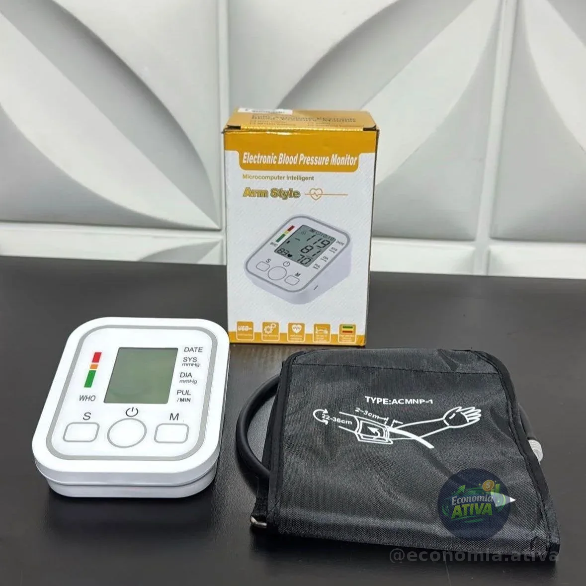 Aparelho de Pressão Arterial Digital Automático de Braço – Monitor Inteligente