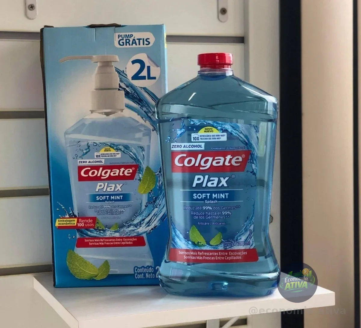 Enxaguante Bucal Colgate Plax Soft Mint 2l