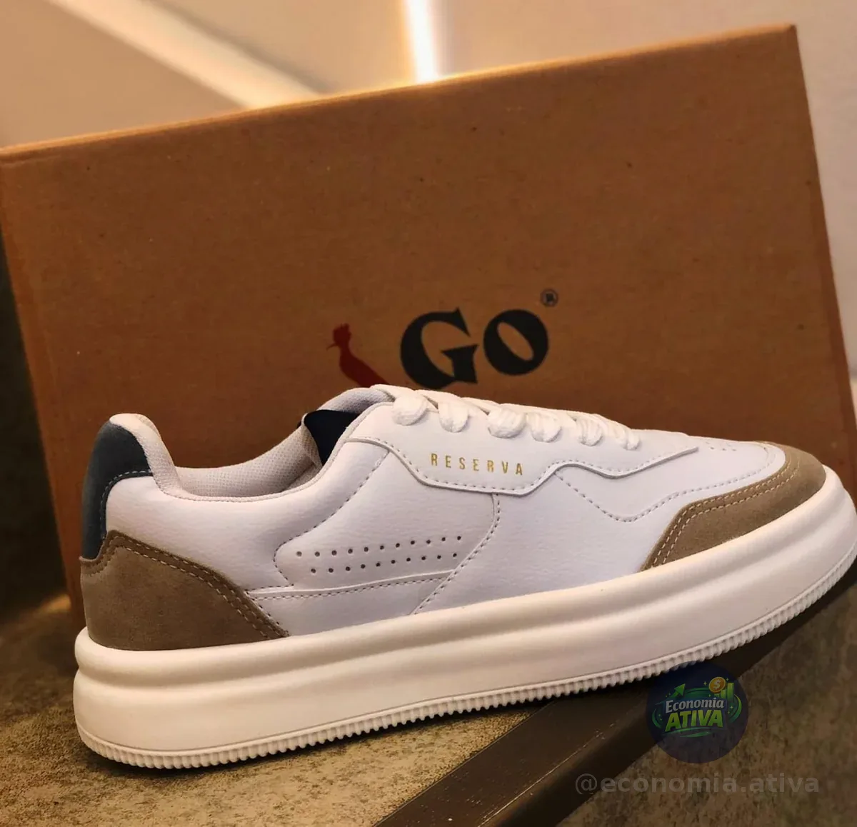 Tênis Casual Reserva Go Troy (2 cores)
