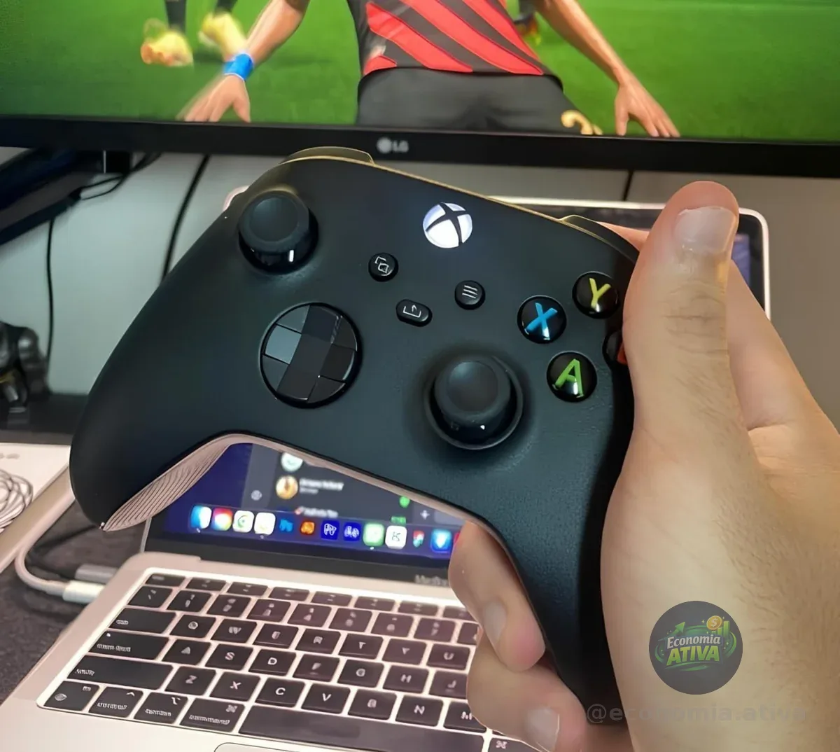 Controle Xbox Wireless Series X|s Carbon black