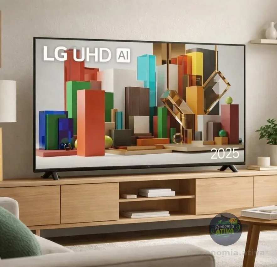 Smart TV 50" 50AU801C0SA UHD 4K ThinQ AI Smart Pro AI Sound Compatível com Alexa