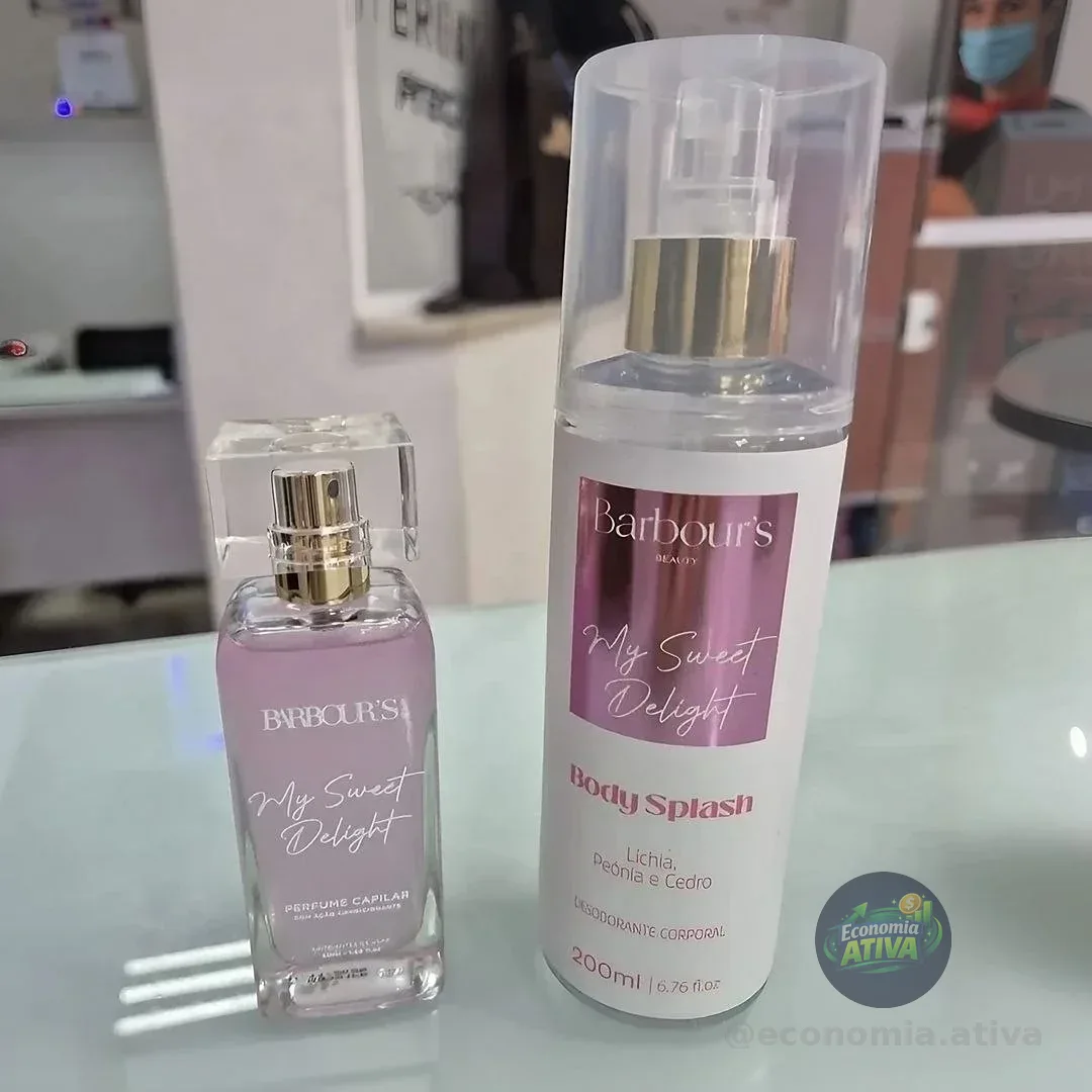 Perfume Capilar E Body Splash My Sweet Delight Barbour's