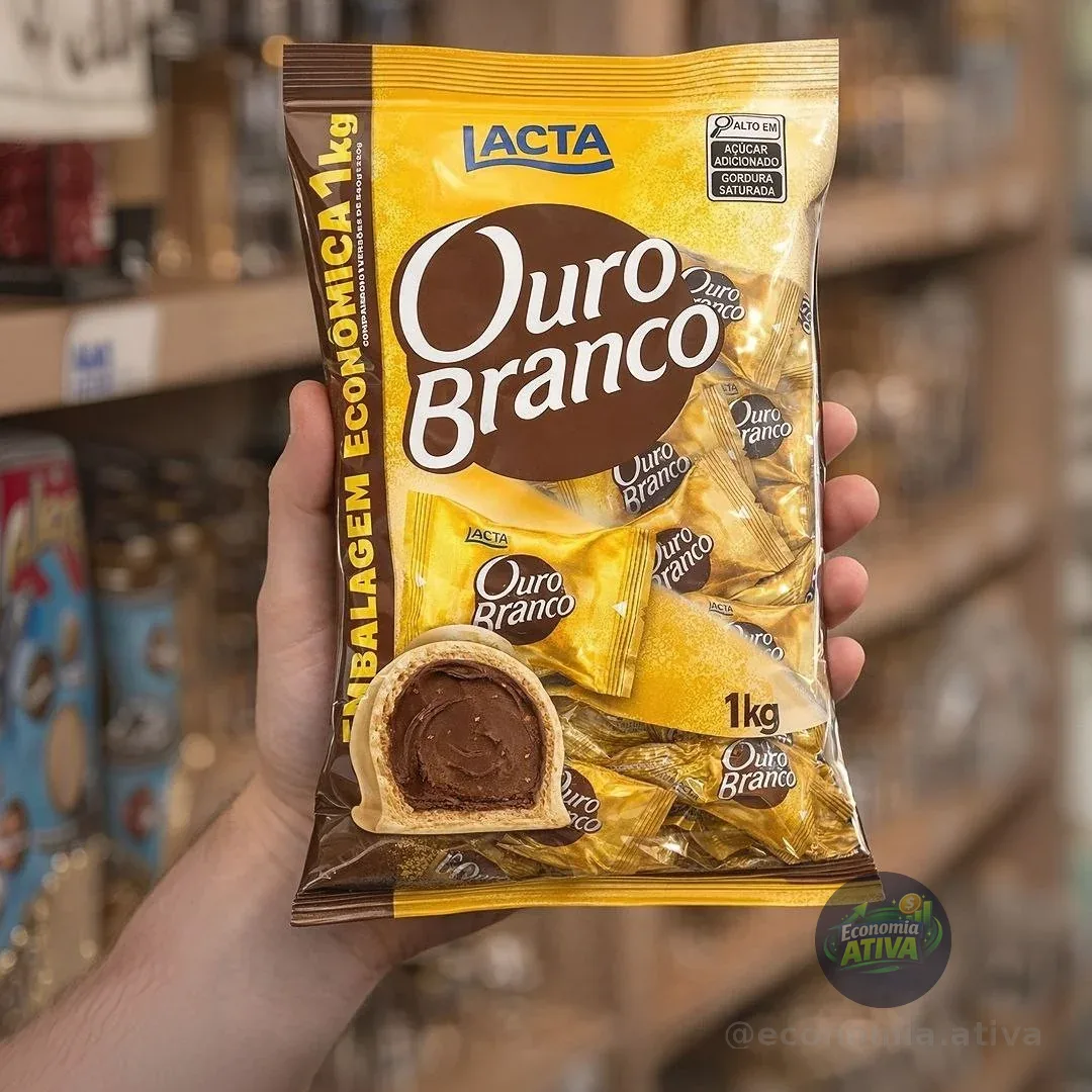 Chocolate Ouro Branco Pacote 1Kg