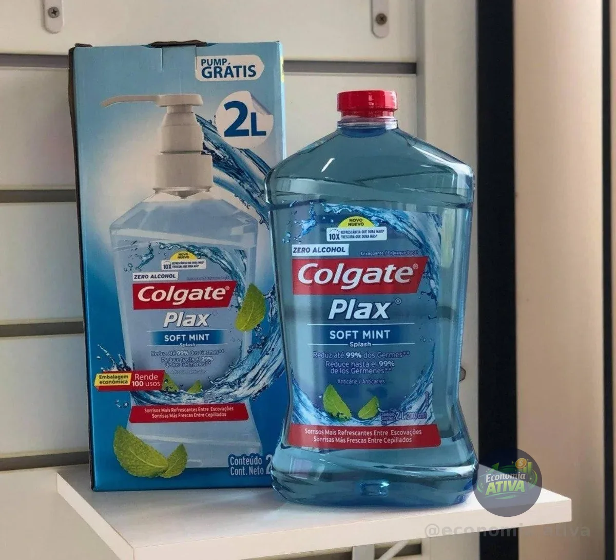 Enxaguante Bucal Colgate Plax Soft Mint 2000Ml