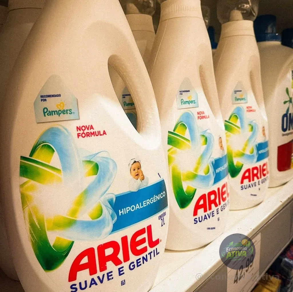 Ariel Sabão Líquido Suave e Gentil 2L