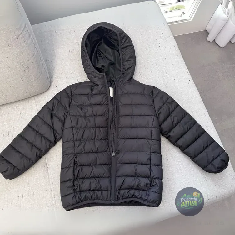 Jaqueta Infantil Juvenil Forrada Puffer Teen