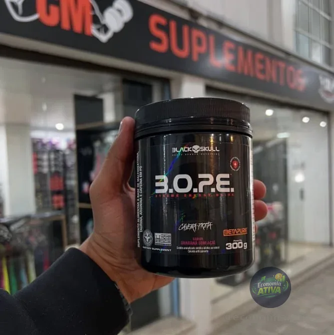 Pré Treino BOPE 300g Black Skull