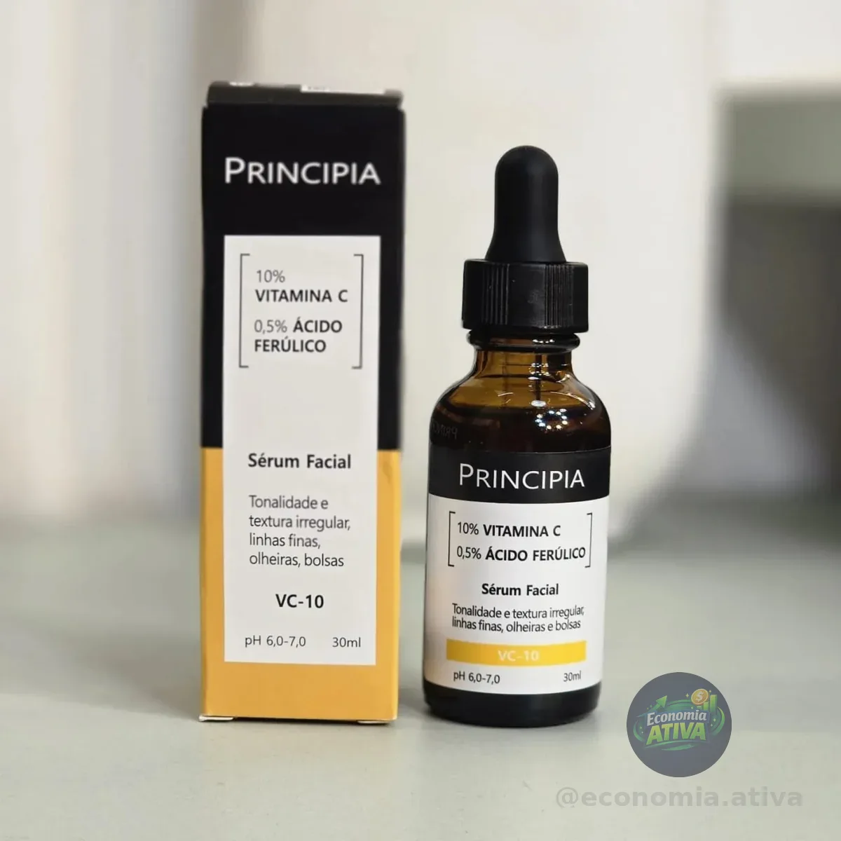 Sérum Vitamina C 10% + Ácido Ferúlico VC-10 - Antioxidante com 30ml