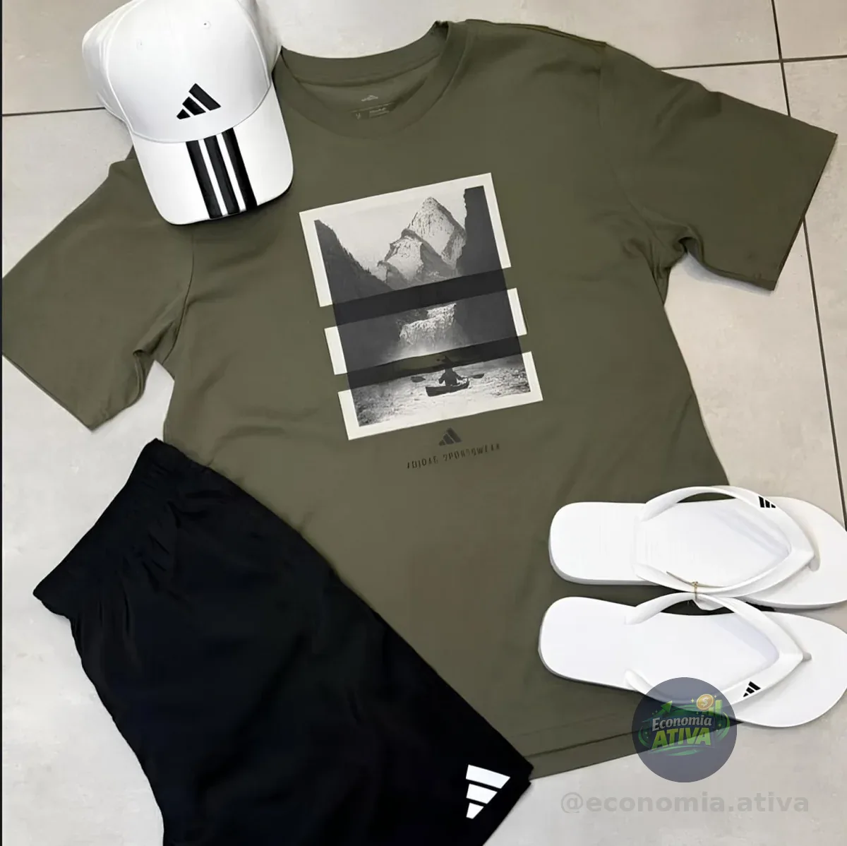 Camiseta Estampada Outdoor