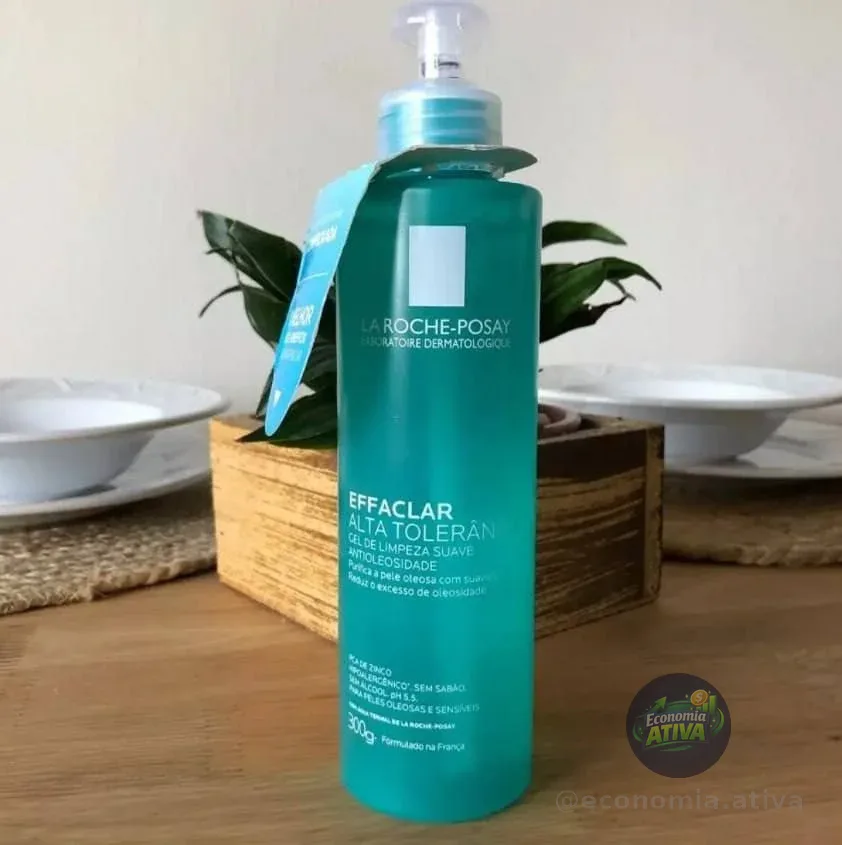 Gel de Limpeza Facial Alta Tolerância Hipoalergênico Effaclar La Roche-Posay 300ml
