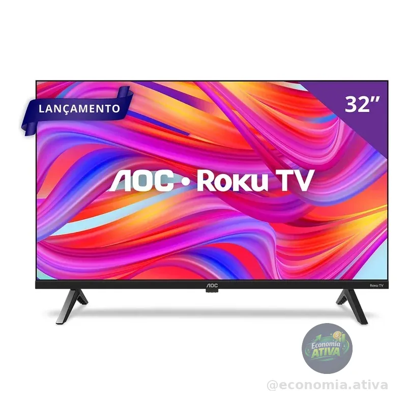 Smart Tv 32 Hd Aoc Tv 32s5045/78g Hdmi 1 Usb Wifi Roku