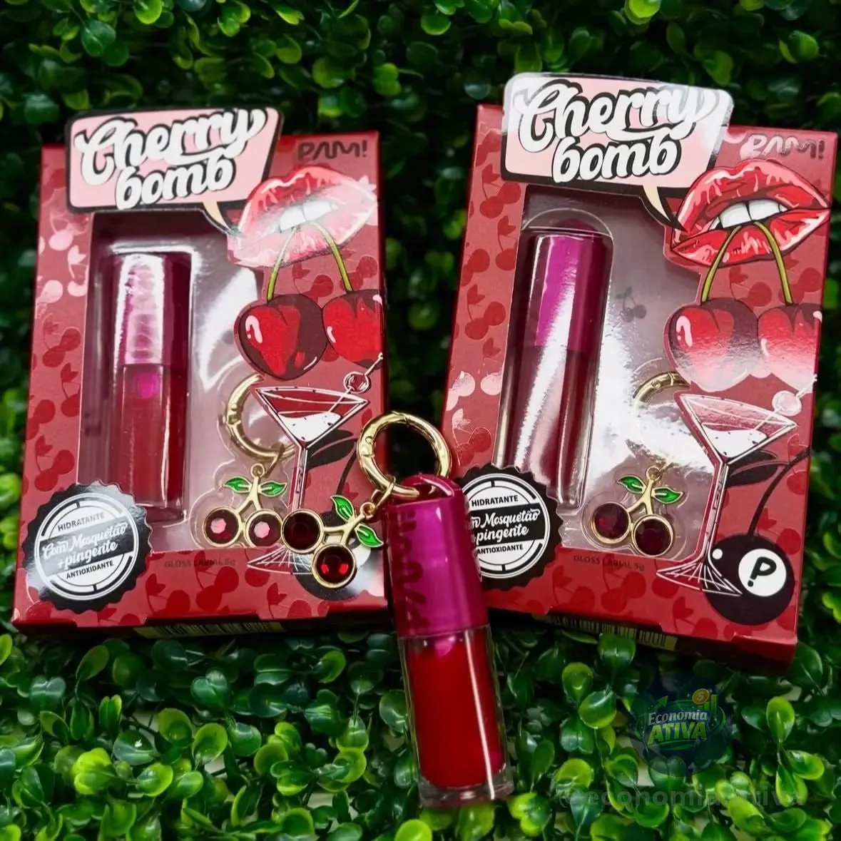 Gloss Labial Cherry Bomb Pam By Pamella 5g
