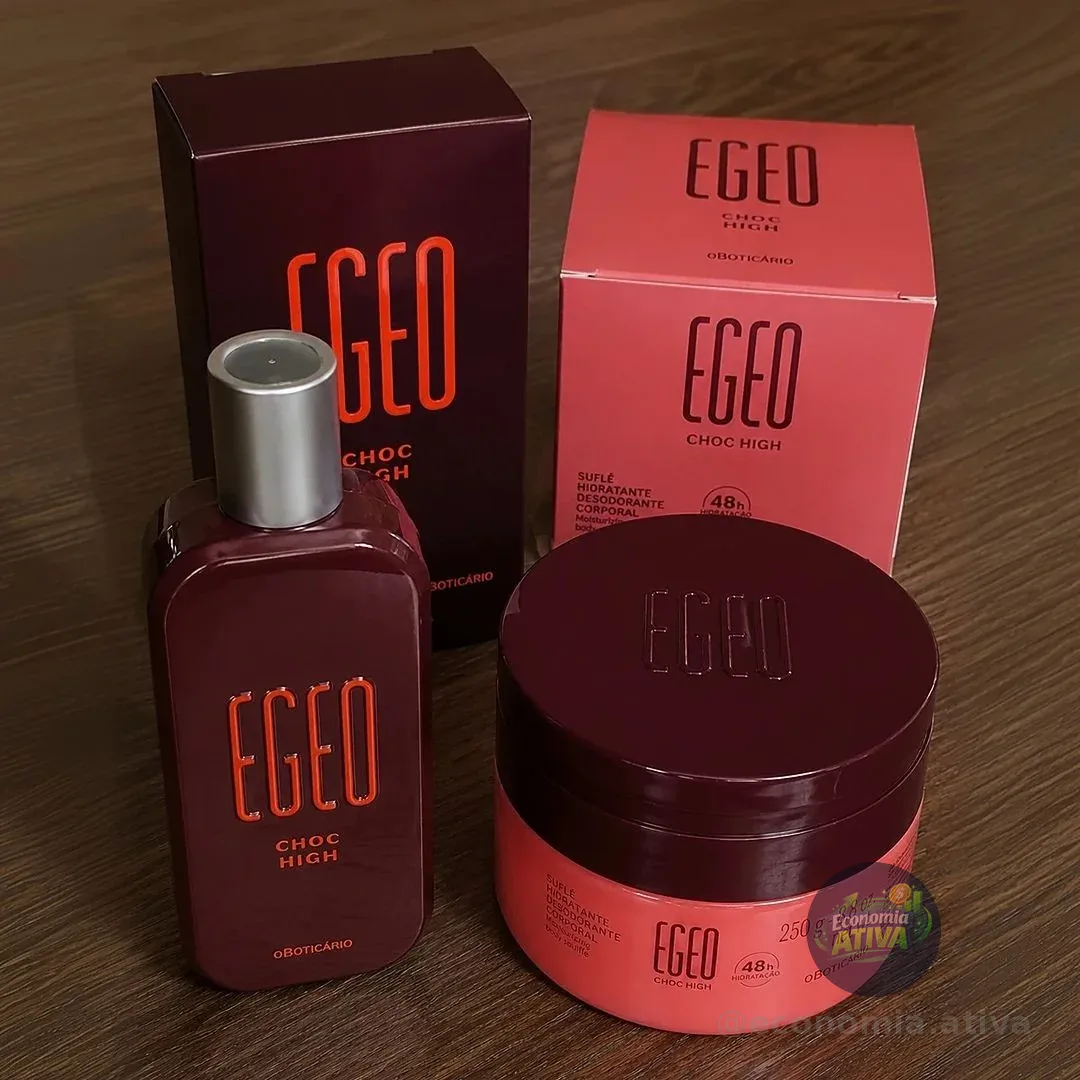 Perfume Egeo Choc High 90ml + Suflê O Boticário