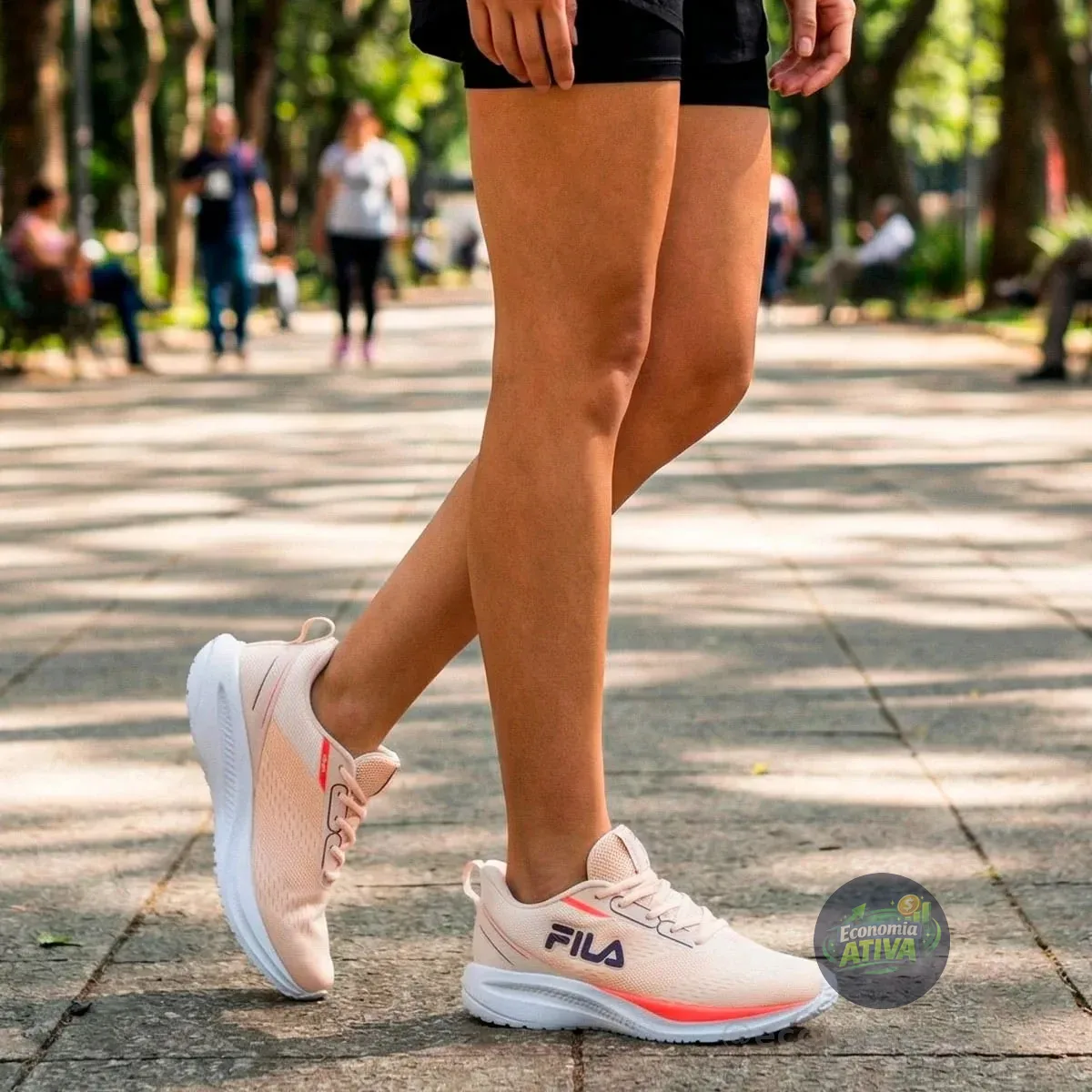 Tênis Fila Rise Up Feminino Confortável Mesh Leve Esportivo