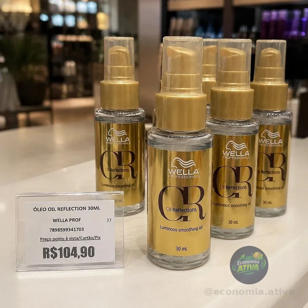 Wella Professionals Oil Reflections Óleo Capilar 30 ml- a embalagem pode variar
