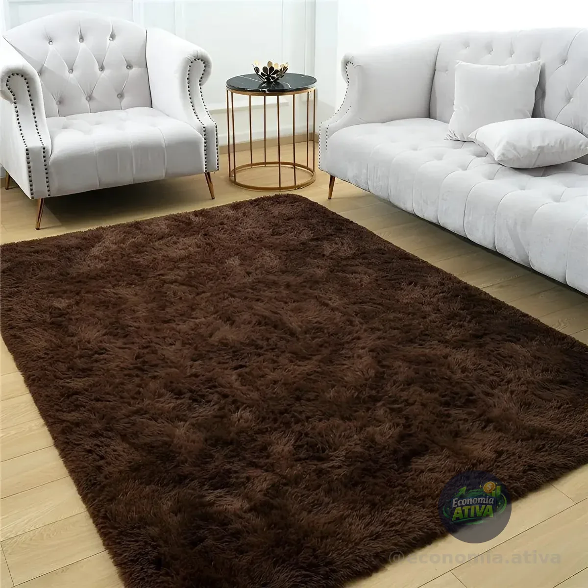 Tapete 2,00x1,50 Peludo Felpudo Sala E Quarto