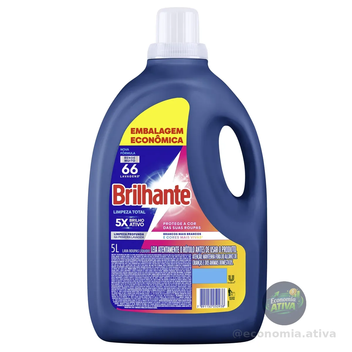 Sabão Líquido Brilhante Limpeza Total 5L