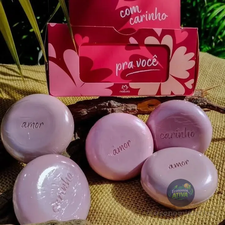 Natura Tododia Sabonetes Sortidos Amor E Carinho 5un 90g
