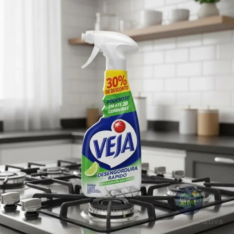 Veja Desengordura Rápido Limpador Spray Limão 500ml
