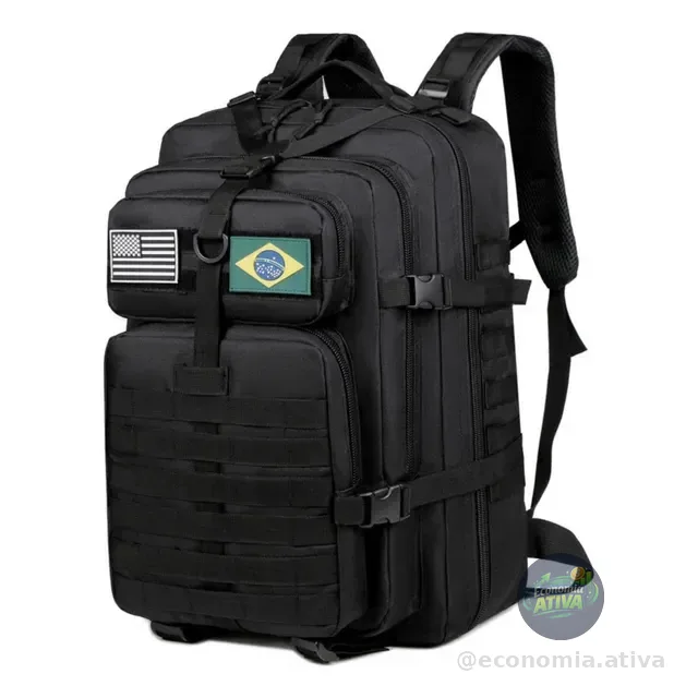 Xiaobang Mochila Tática Impermeável Militar Reforçada Grande 50litros