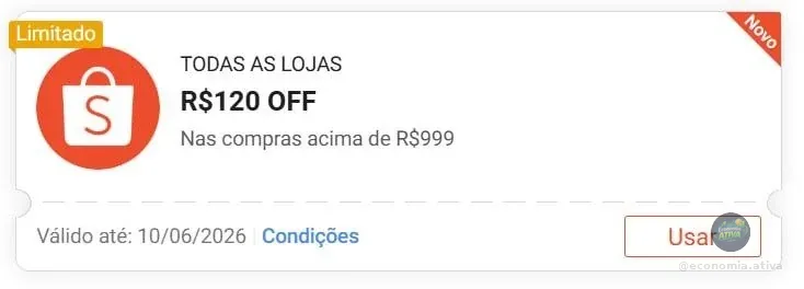 Cupom Shopee!!