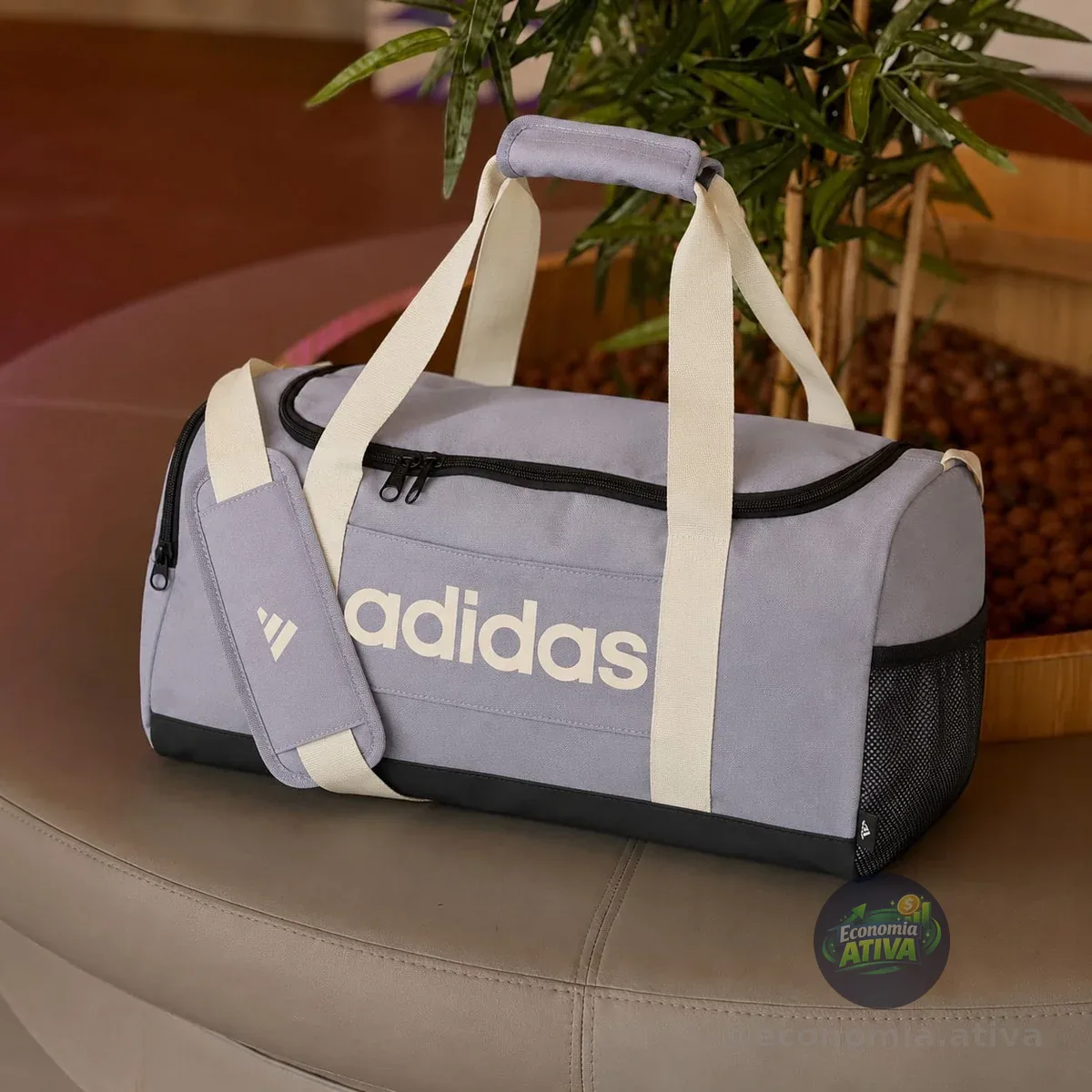 Mala Duffel Linear Pequena adidas