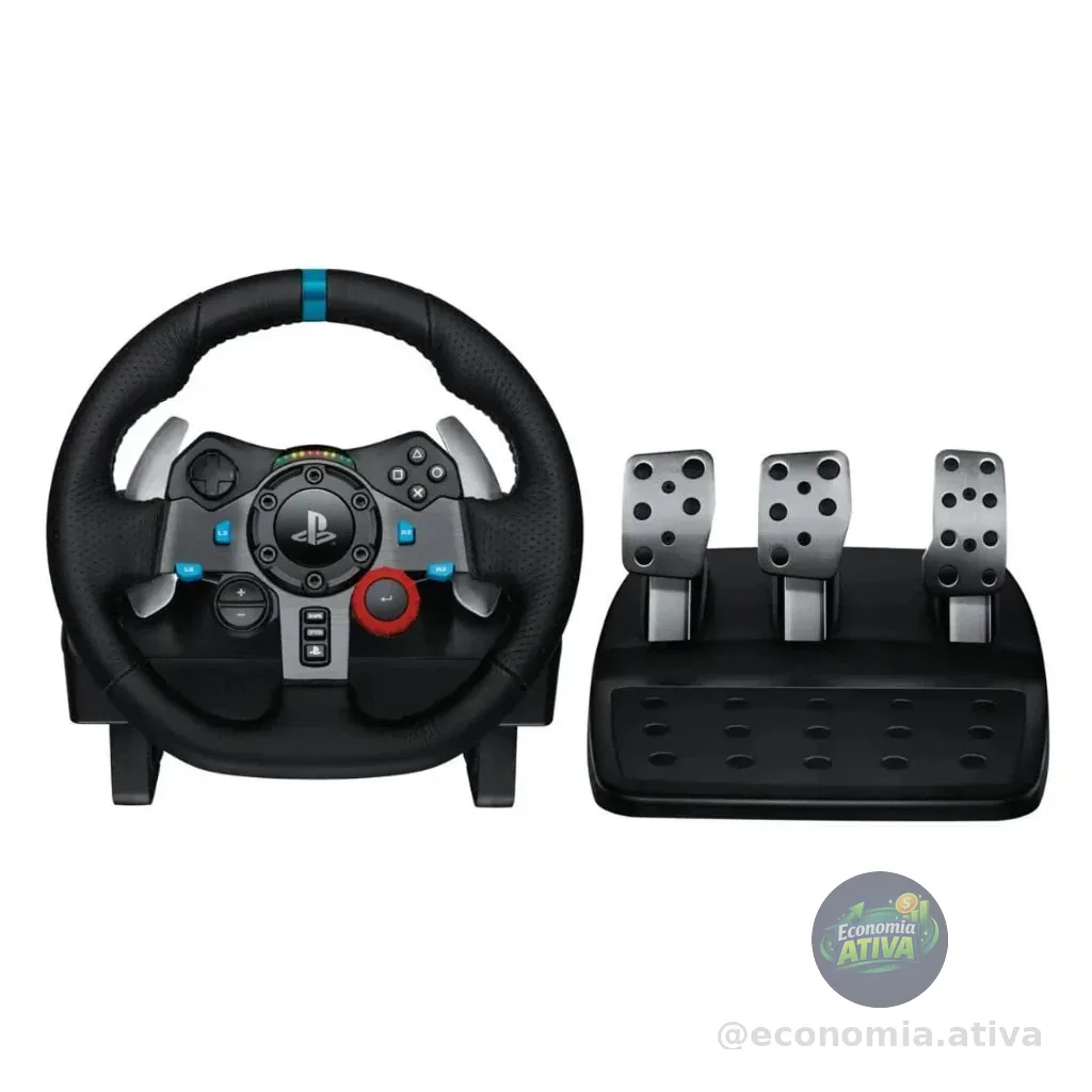 Volante Gamer Logitech G29 Driving Force para PlayStation e PC