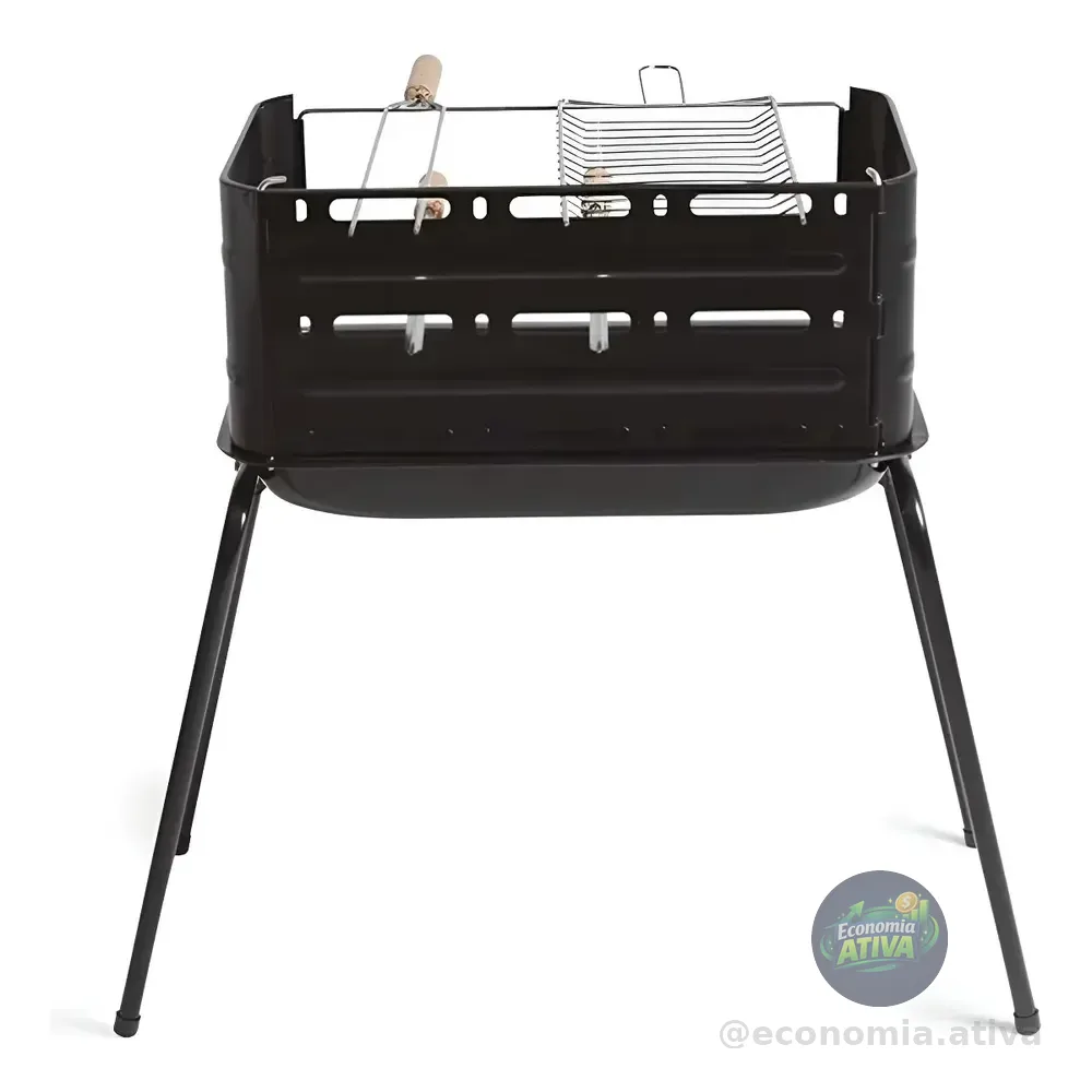 Churrasqueira Móvel Mor Montana 3005 54cmx35cmx64cm