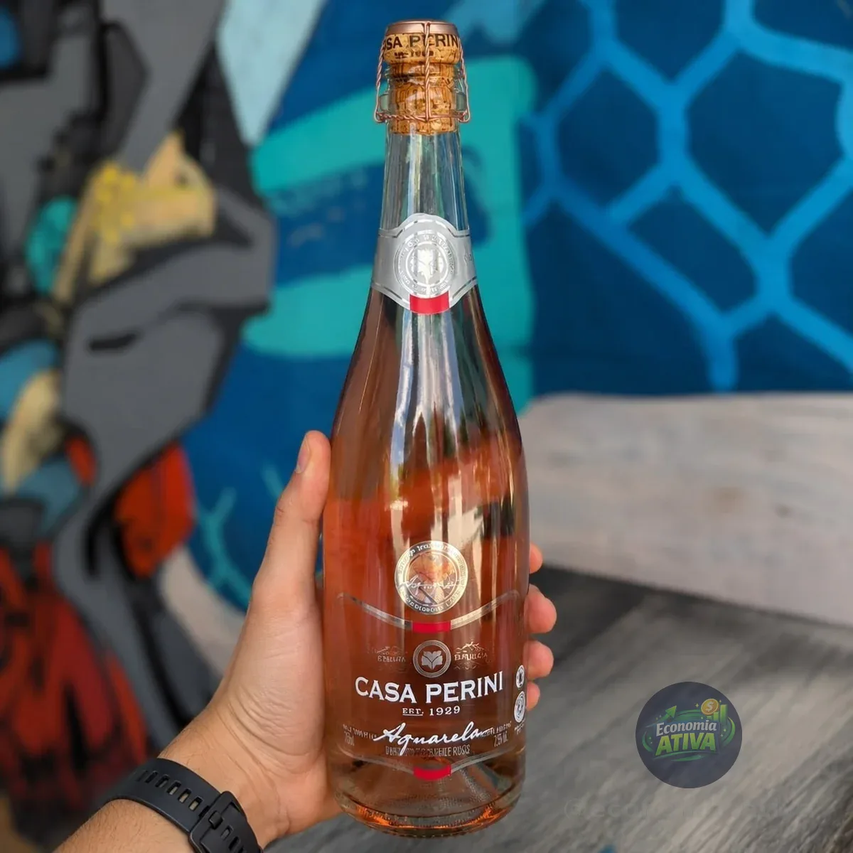 Casa Perini Espumante Moskatel Aquarela 750 Ml