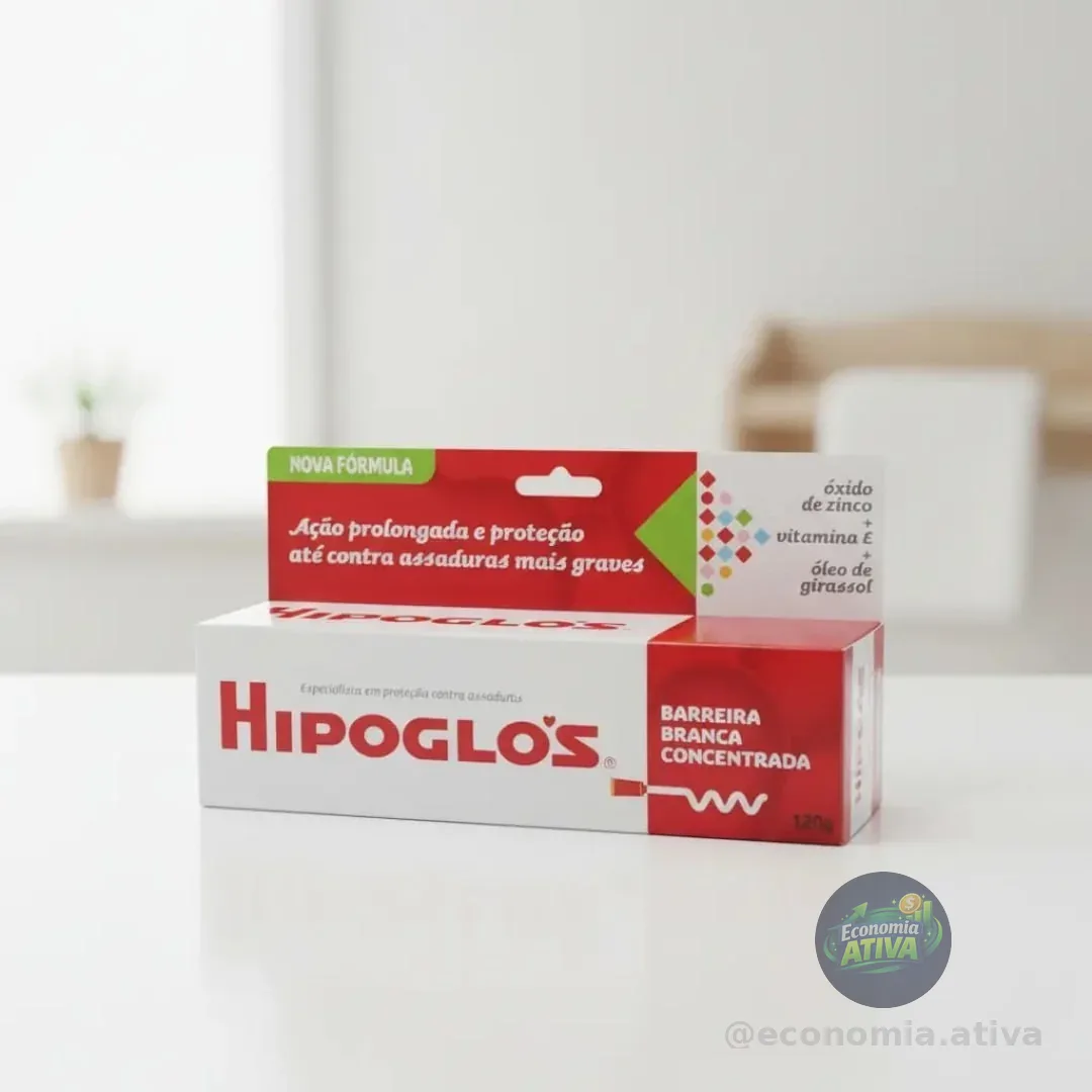 HIPOGLÓS® Creme Preventivo De Assaduras, 120g