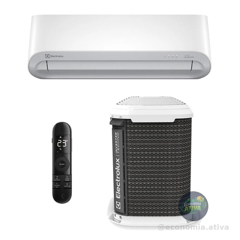 Ar-condicionado Split Inverter 12000 Btus Electrolux Color Adapt com Wi-fi Só Frio Yi12f/ye12f 220v