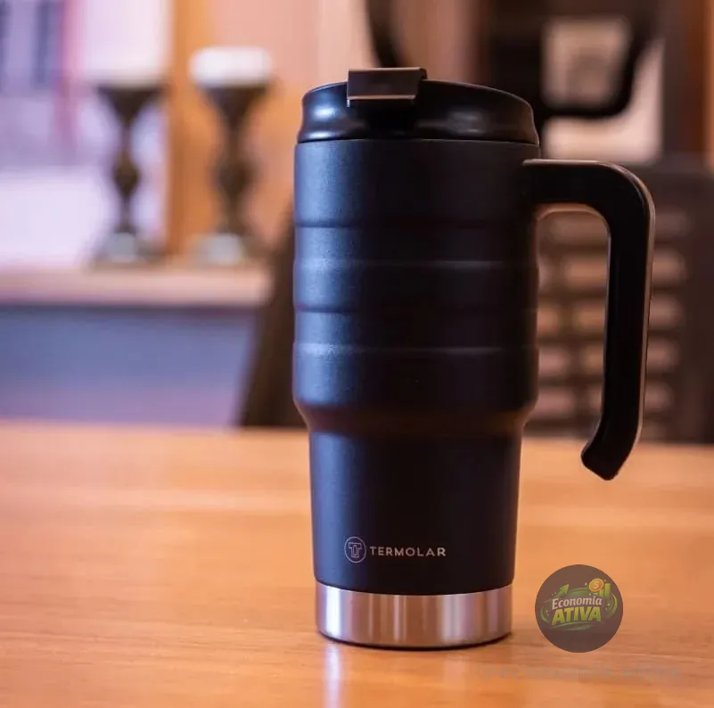 Copo Térmico Moove Preto 590ml Termolar