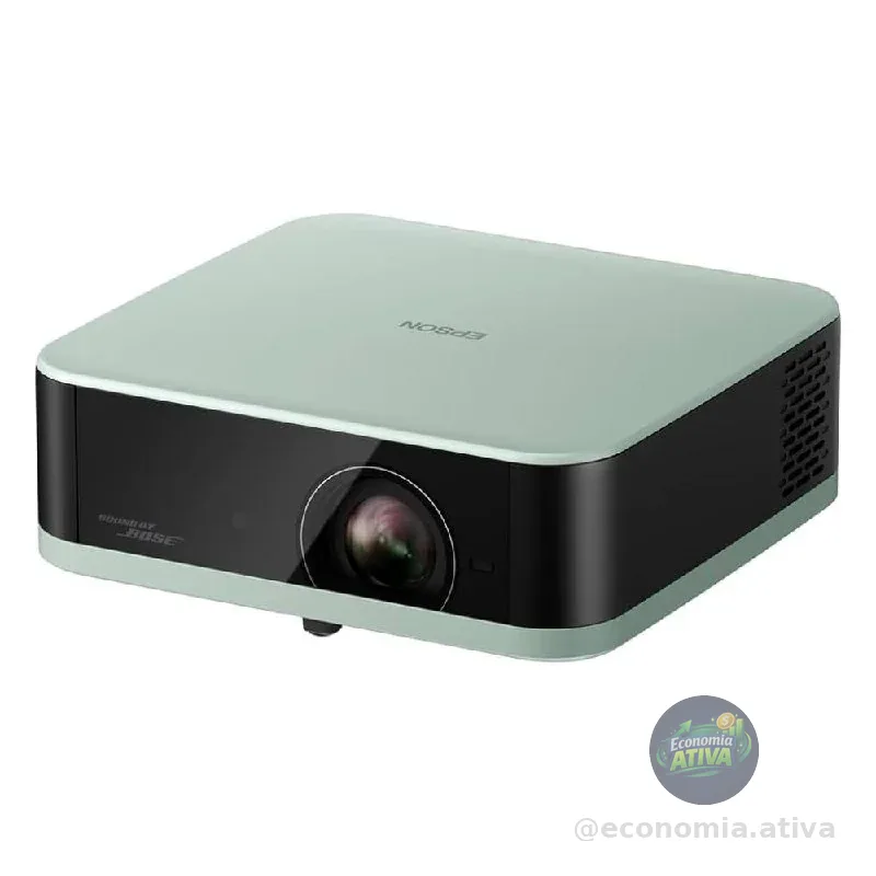 - Projetor Epson Lifestudio™ Pop, som BOSE, FHD até 150'' Polegadas - 2 anos de garantia (EF-61G)