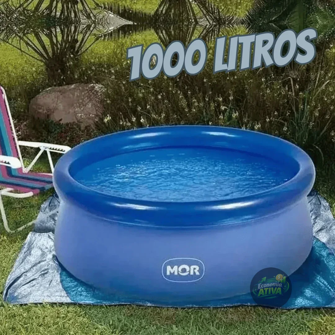 ✅ Piscina redonda inflável Splash Fun 1000 litros Mor