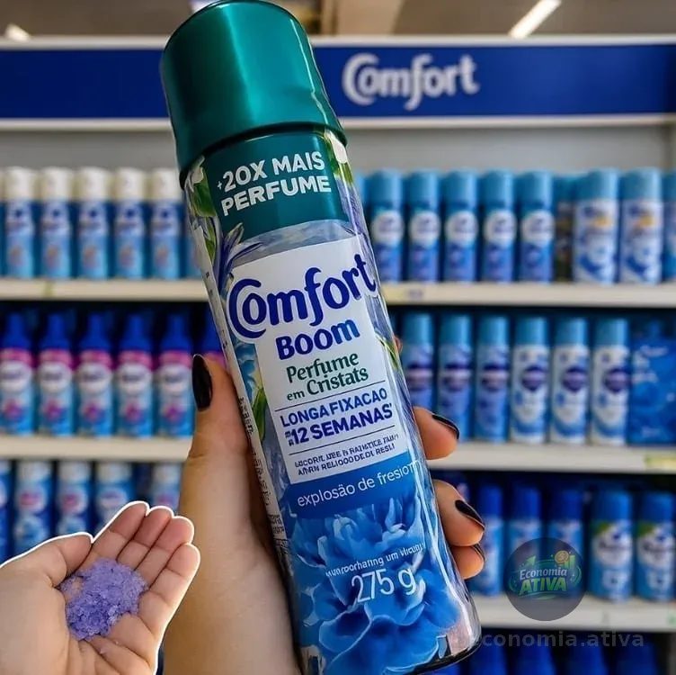 Comfort Boom Perfume em Cristais Explosão de Frescor 275G