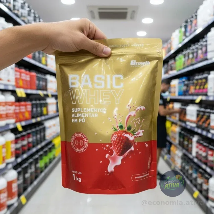 Basic Whey 1kg Growth Supplements