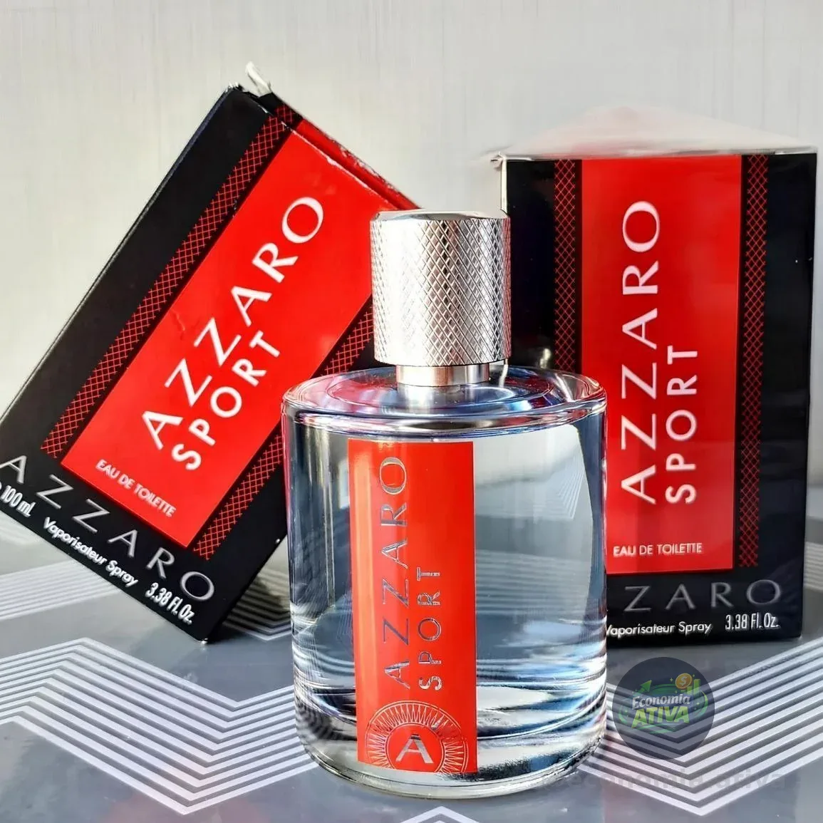 Azzaro, Azzaro Sport, Perfume Masculino, Fragrância Fougère Fresca com Notas de Grapefruit e Sândalo, Eau de Toilette com Fixação Equilibrada, Ideal para Pré-treino e Pós-treino, 100ml