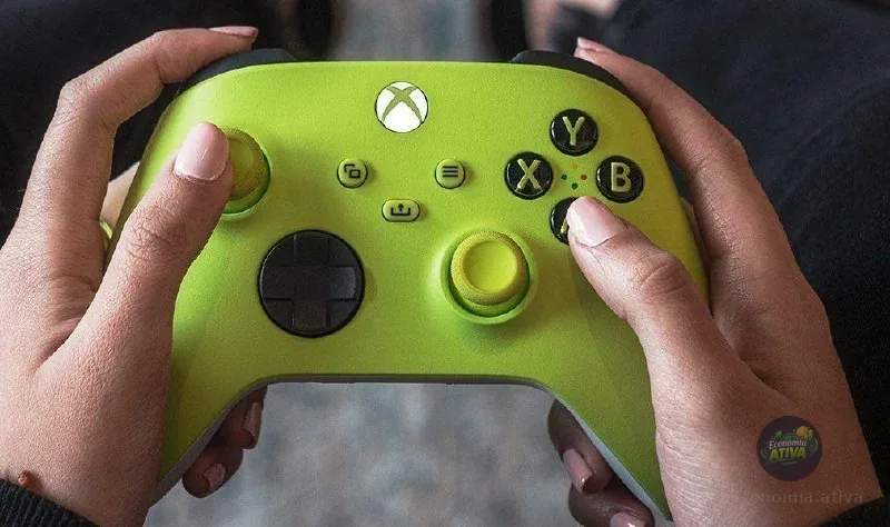 Xbox Wireless Controller – Electric Volt for Xbox Series X|S, Xbox One, and Windows 10 Devices