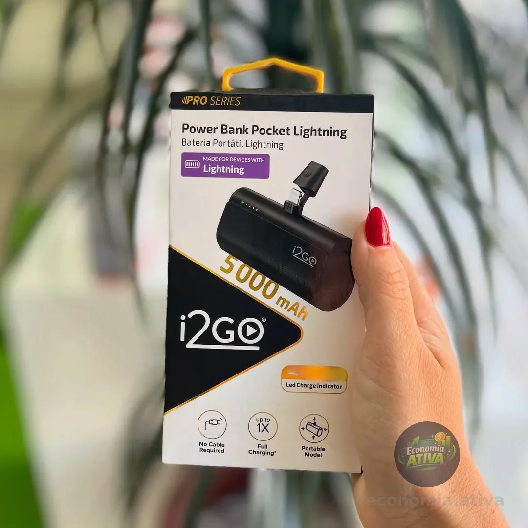 Carregador Portátil (Power Bank) i2GO Pocket 5000mAh