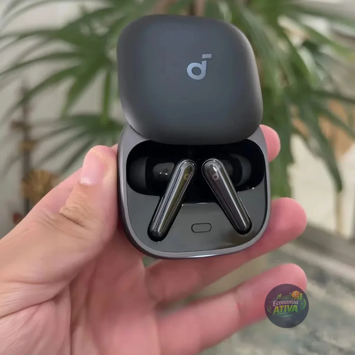 soundcore P20i da Anker, Fone de Ouvido Bluetooth 5.3, Graves Potentes, Drivers de 10mm, 30H de Reprodução, Resistência à Água, 2 Mics IA, Personalização de Som via App, Fone sem fio tws, Azul Escuro