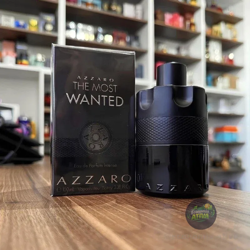 Azzaro, The Most Wanted Intense, Perfume Masculino, Fragrância Ambarada Amadeirada com Cardamomo e Toffee, Eau de Parfum com Longa Fixação, Ideal para noites frias