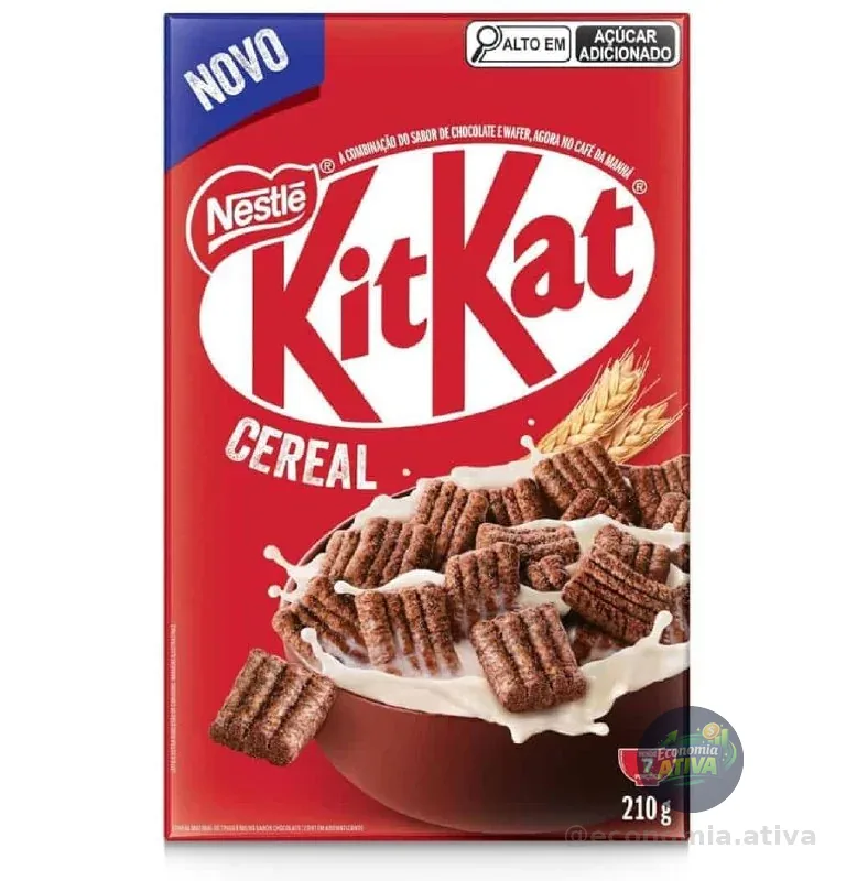 - Cereal Matinal Chocolate Kitkat Caixa 210g