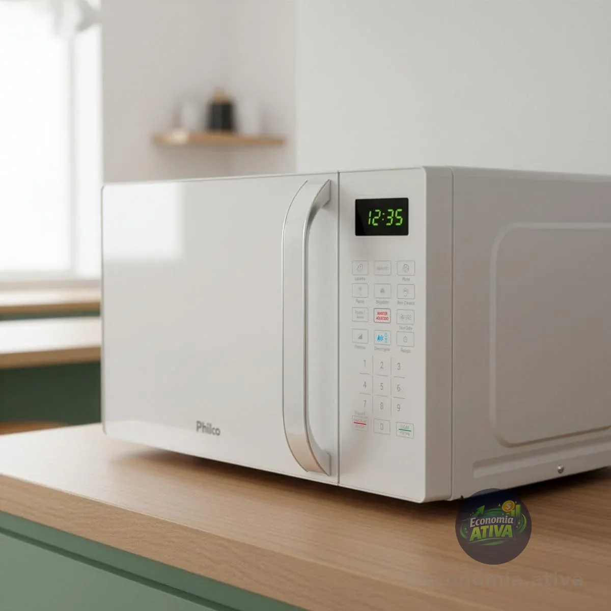 Micro-ondas Philco 20l Branco Pmo23b 110v 110v