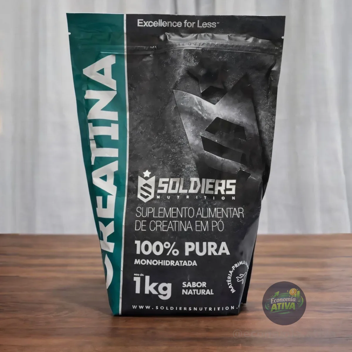 Creatina Monohidratada 1Kg - 100% Pura Importada - Soldiers Nutrition