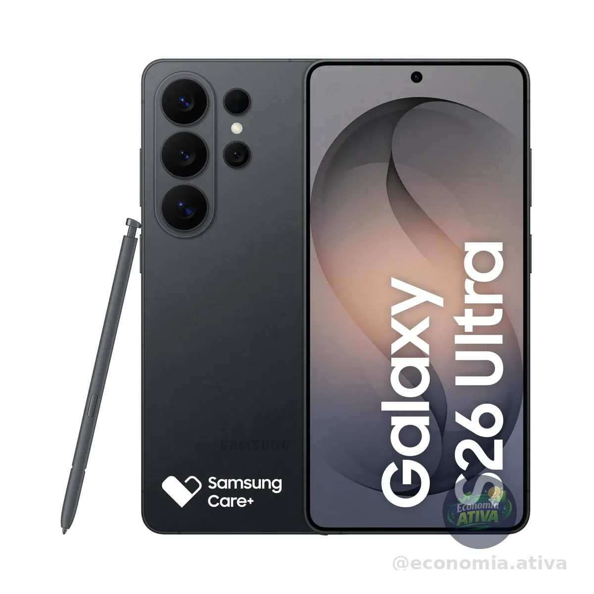 📲 Celular Samsung Galaxy S26 Ultra 5G, 512GB, 12GB RAM, Câmera Quádrupla, Tela Grande de 6.9" - Preto