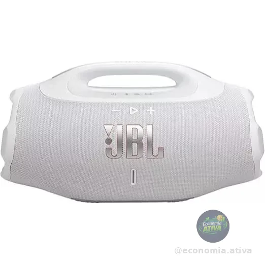 Caixa de Som, Boombox 4, Bluetooth, Som JBL Pro, Bateria de até 34h, IP68