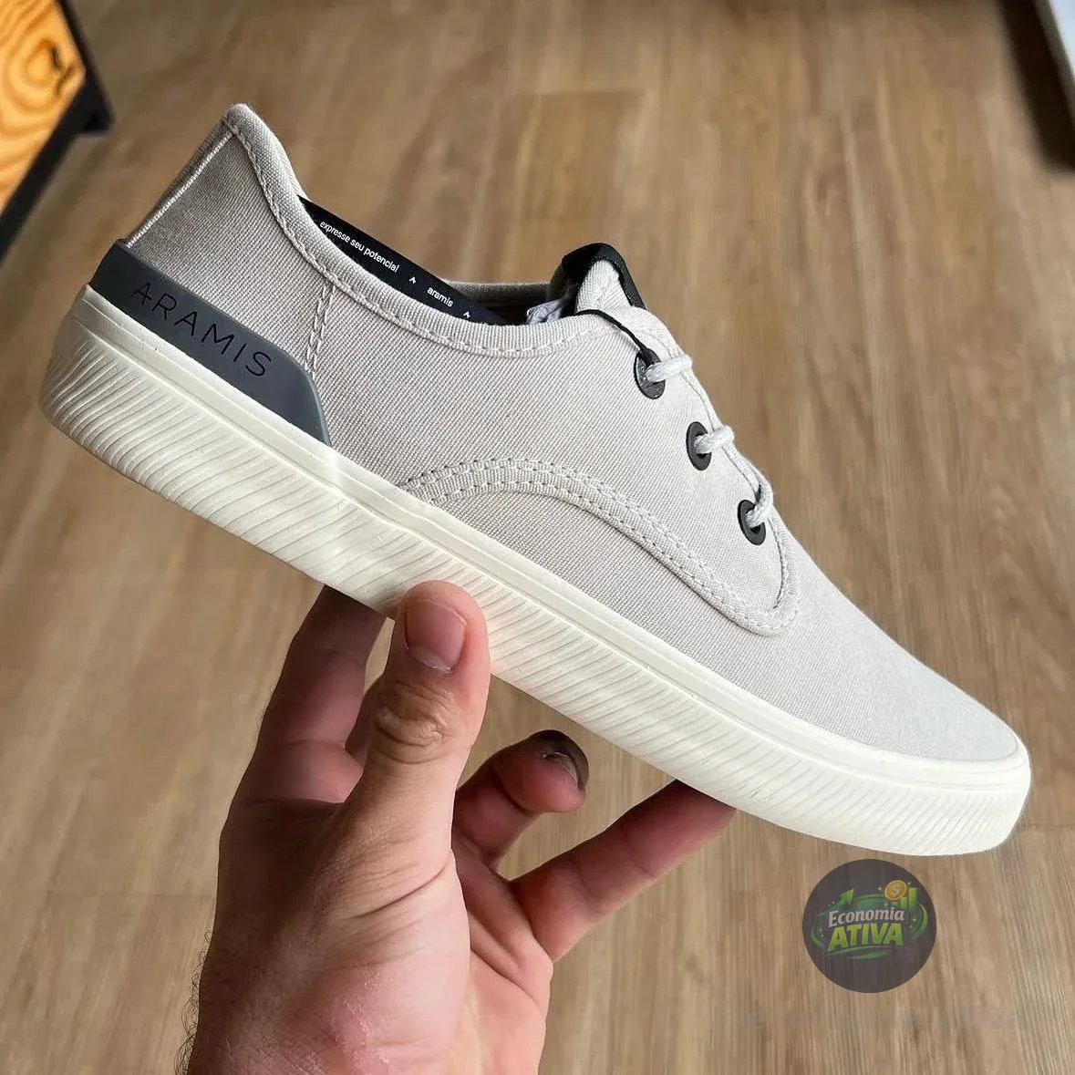 Tênis Aramis Daily Dock Canvas Areia